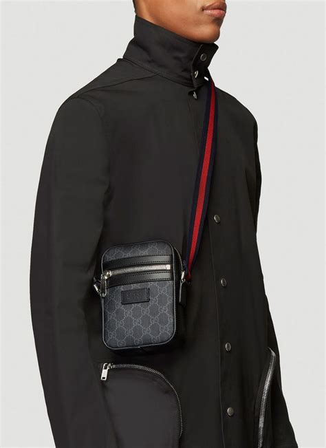 gucci cross body bag men's|gucci satchel bag men's.